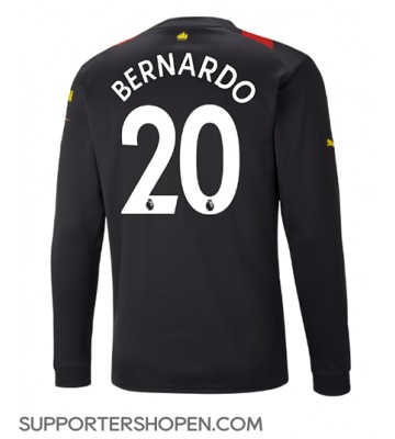 Manchester City Bernardo Silva #20 Borta Matchtröja 2022-23 Långärmad